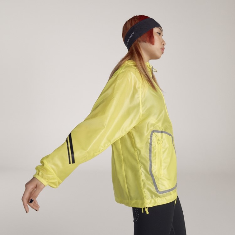 Jaqueta De Corrida Adidas By Stella Mccartney Truepace Amarelo Choque
