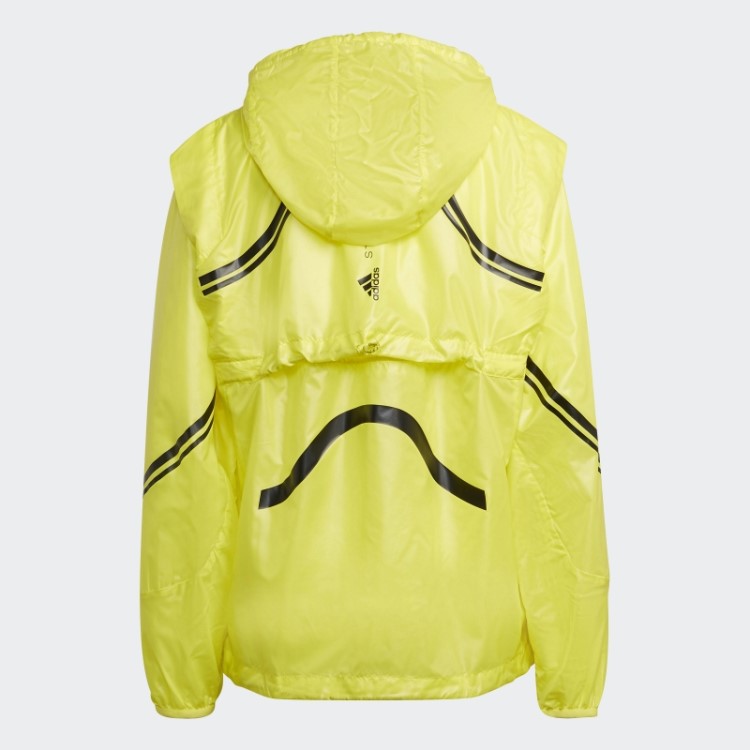 Jaqueta De Corrida Adidas By Stella Mccartney Truepace Amarelo Choque