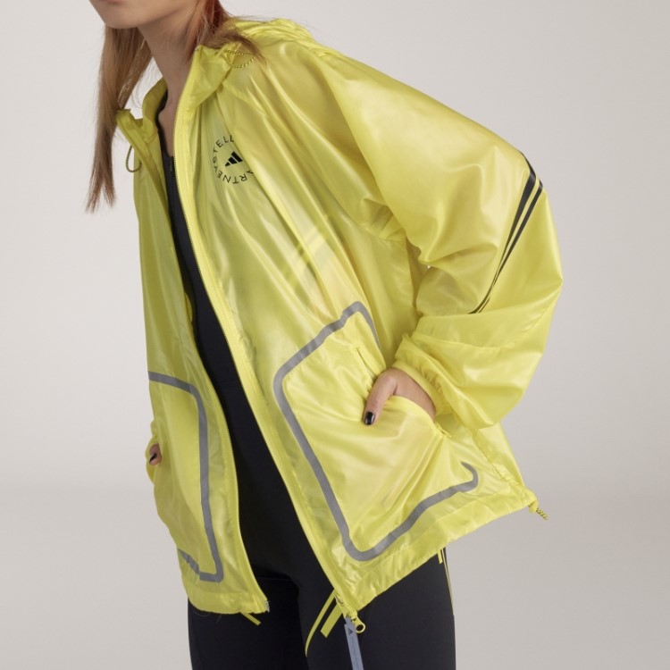 Jaqueta De Corrida Adidas By Stella Mccartney Truepace Amarelo Choque