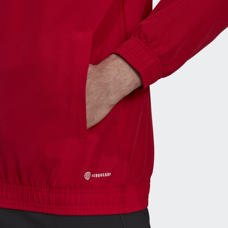 Entrada 22 Apresentação Track Top Vermelho Adidas