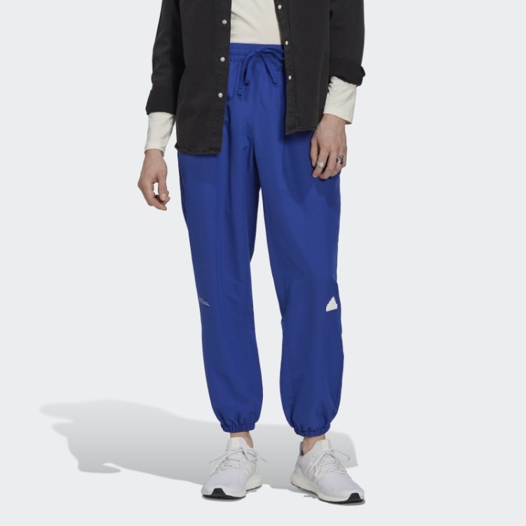 Calças De Tecido Adidas Azuis