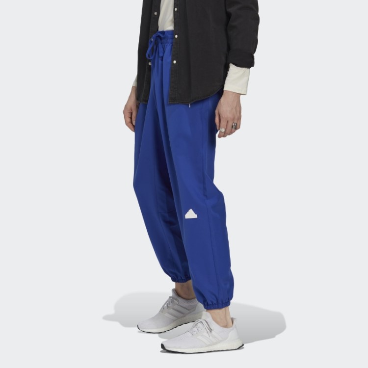 Calças De Tecido Adidas Azuis