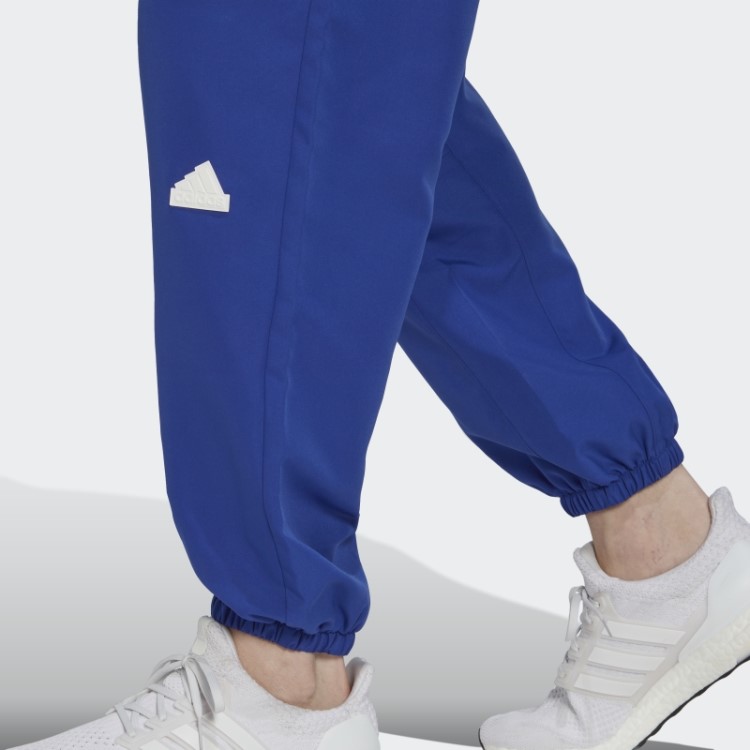 Calças De Tecido Adidas Azuis