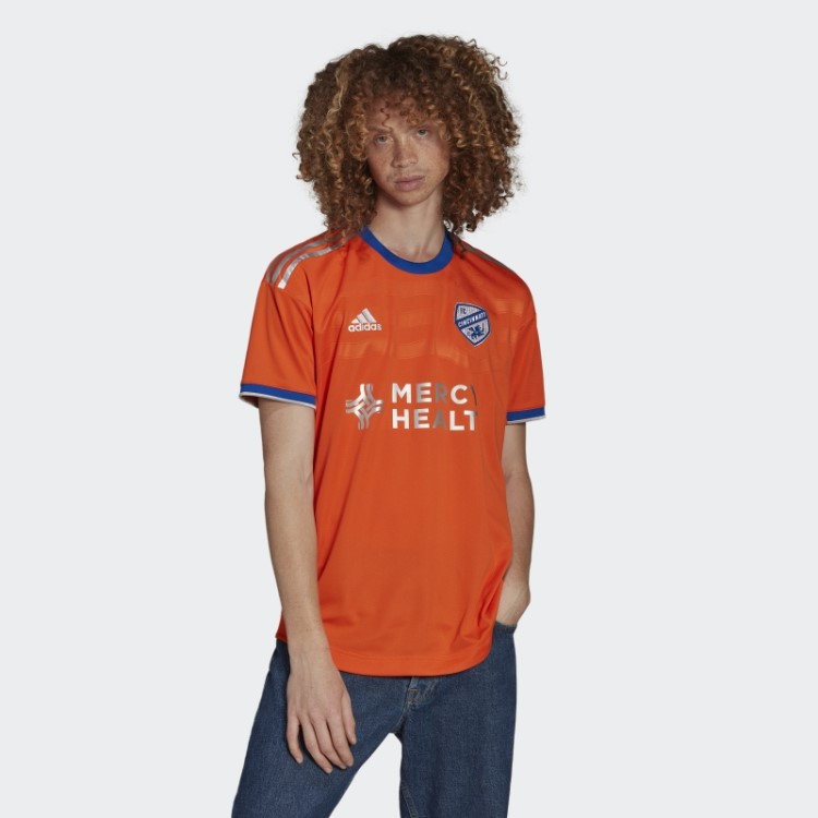 Adidas Orange Fc Cincinnati 22/23 Away Camisa Autêntica