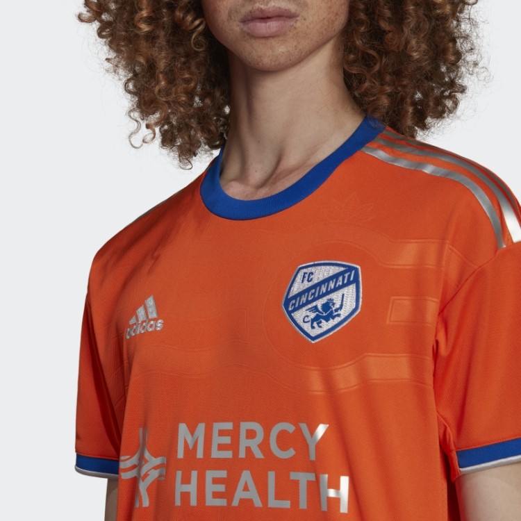 Adidas Orange Fc Cincinnati 22/23 Away Camisa Autêntica
