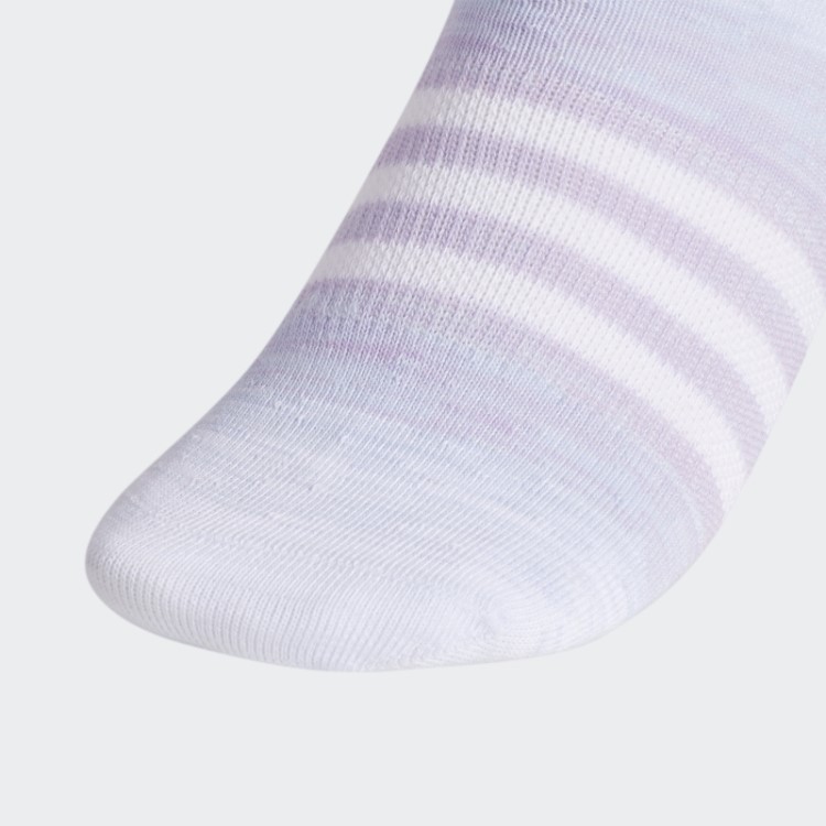 Meias Brancas Adidas Ombre No-show 6 Pares