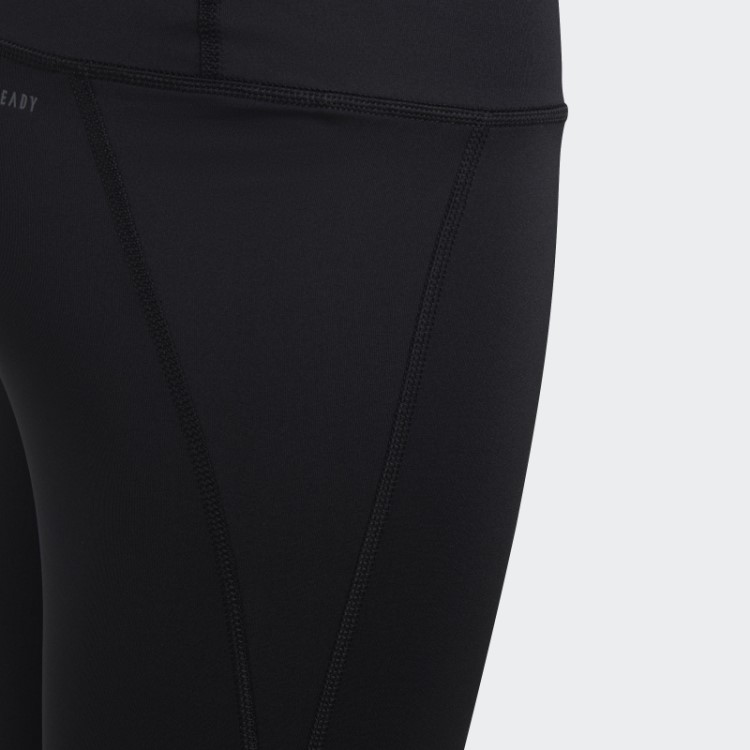 Legging Adidas Aeroready 3 Listras Cintura Alta 7/8 Optime Bolso Preto