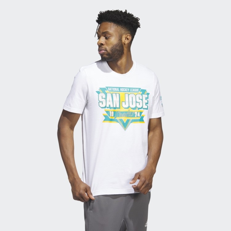 Camiseta Tubarões Playmaker Branca Adidas