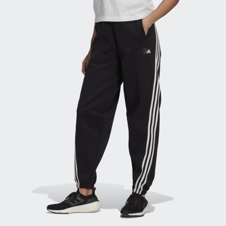 Calça Preta Com As Três Listras Adidas Future Icons