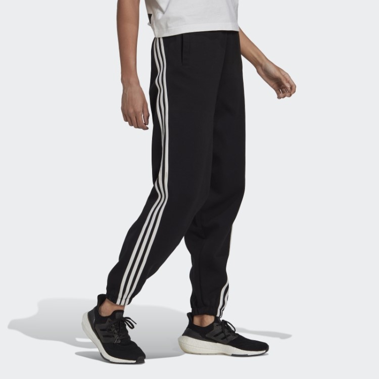 Calça Preta Com As Três Listras Adidas Future Icons