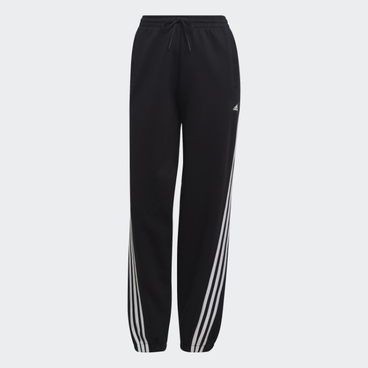 Calça Preta Com As Três Listras Adidas Future Icons