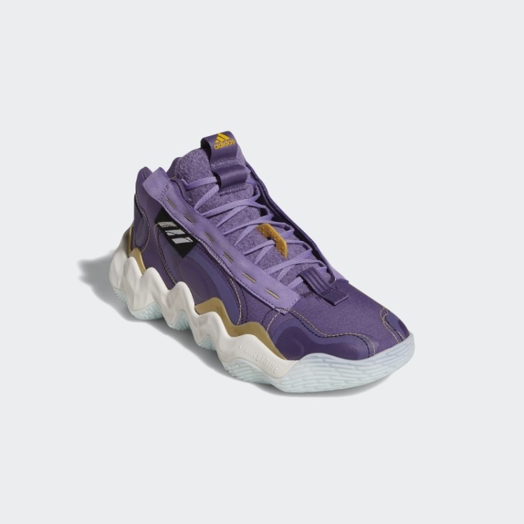 Tech Purple Exhibition B Candace Parker Mid Basketball Tênis Adidas