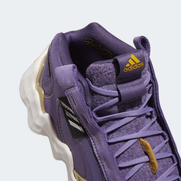 Tech Purple Exhibition B Candace Parker Mid Basketball Tênis Adidas
