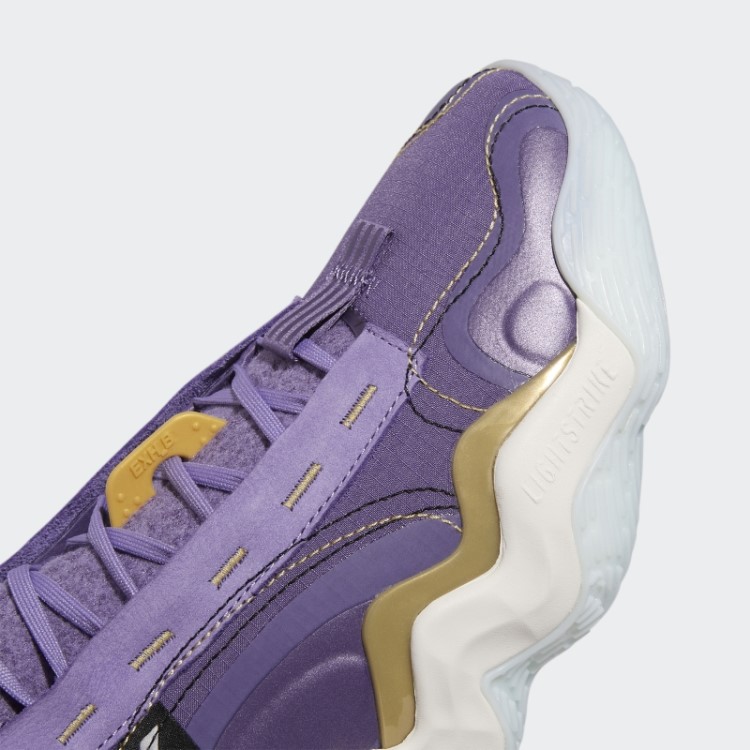 Tech Purple Exhibition B Candace Parker Mid Basketball Tênis Adidas