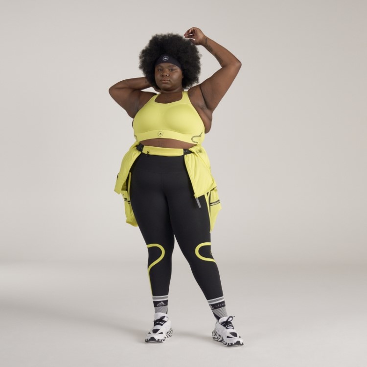 Adidas By Stella Mccartney Truepace Sutiã Esportivo De Alto Suporte - Moda Plus Size Amarelo Choque
