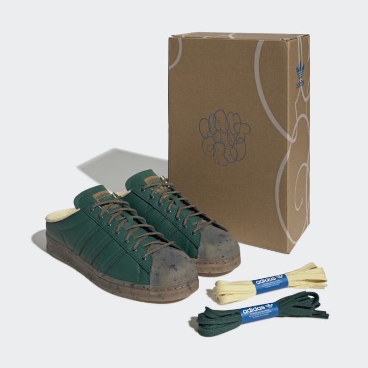 Adidas Superstar Verde Planta E Cultiva Mulas