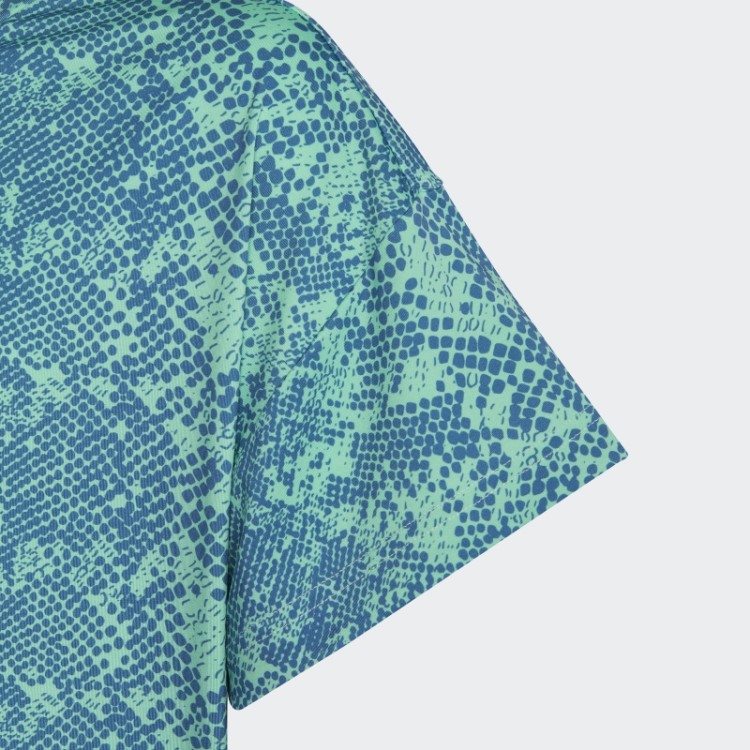 Camiseta Verde Aeroready Animal Print Adidas