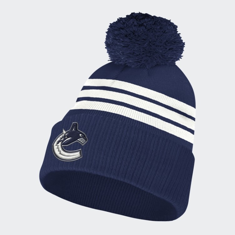 Gorro Adidas Canucks Com Pompom Nhl-vca-51c