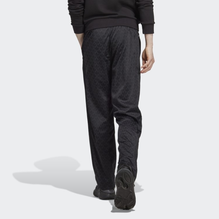 Calça Preta Com Monograma Gráfico Adidas