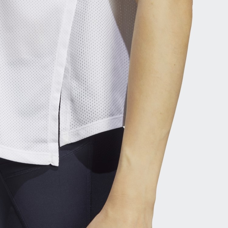 Camiseta De Treino Branca Adidas Hiit Aeroready Quickburn