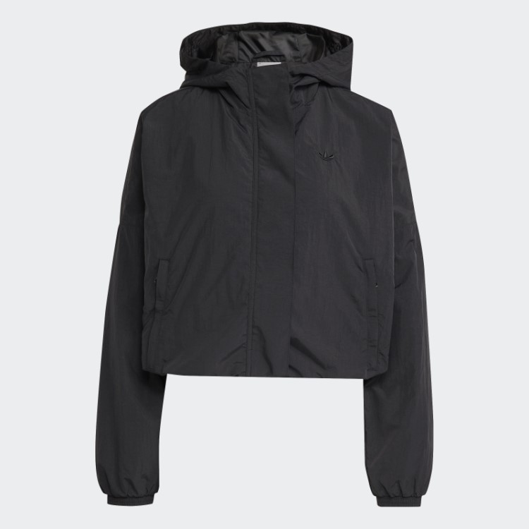 Moletom Com Capuz Preto Premium Essentials Em Nylon Adidas