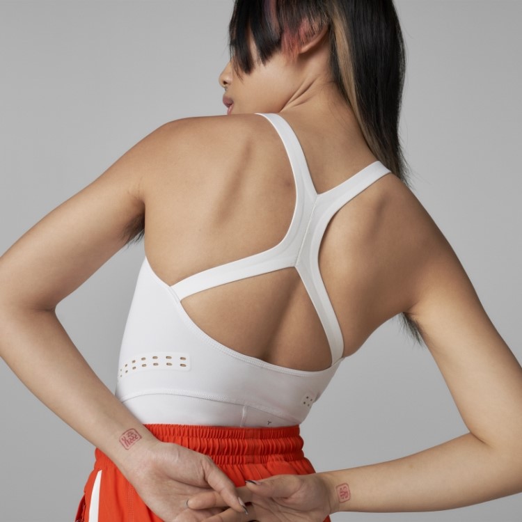 Top Branco Adidas By Stella Mccartney Truepurpose Top Fashion