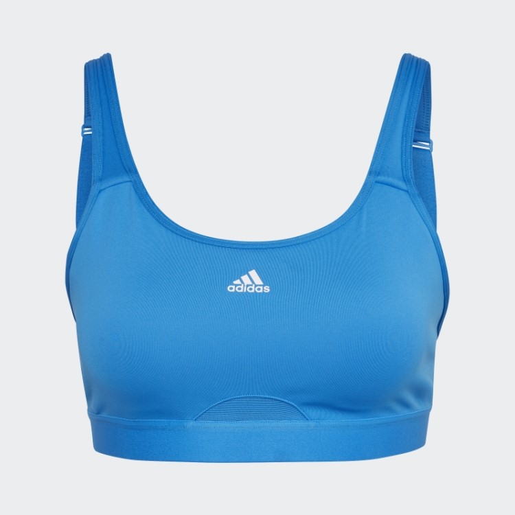 Azul Adidas Tlrd Move Training Moda Sutiã De Alto Suporte