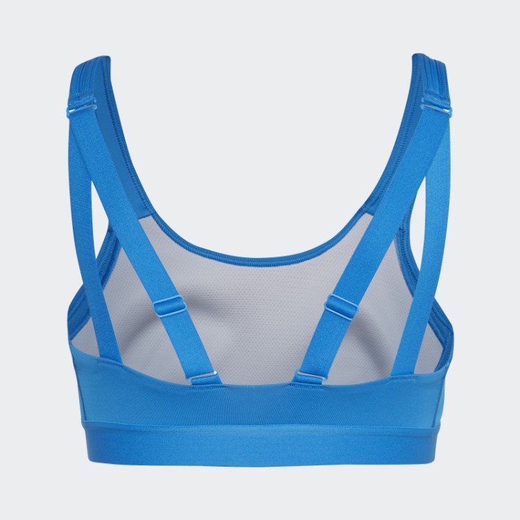 Azul Adidas Tlrd Move Training Moda Sutiã De Alto Suporte