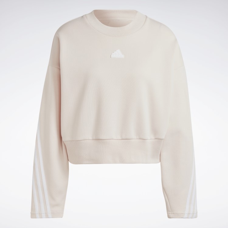 Moletom Com As Três Listras Adidas Future Icons Quartz