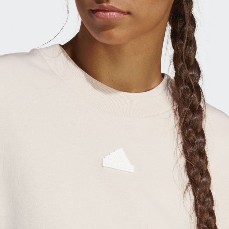 Moletom Com As Três Listras Adidas Future Icons Quartz