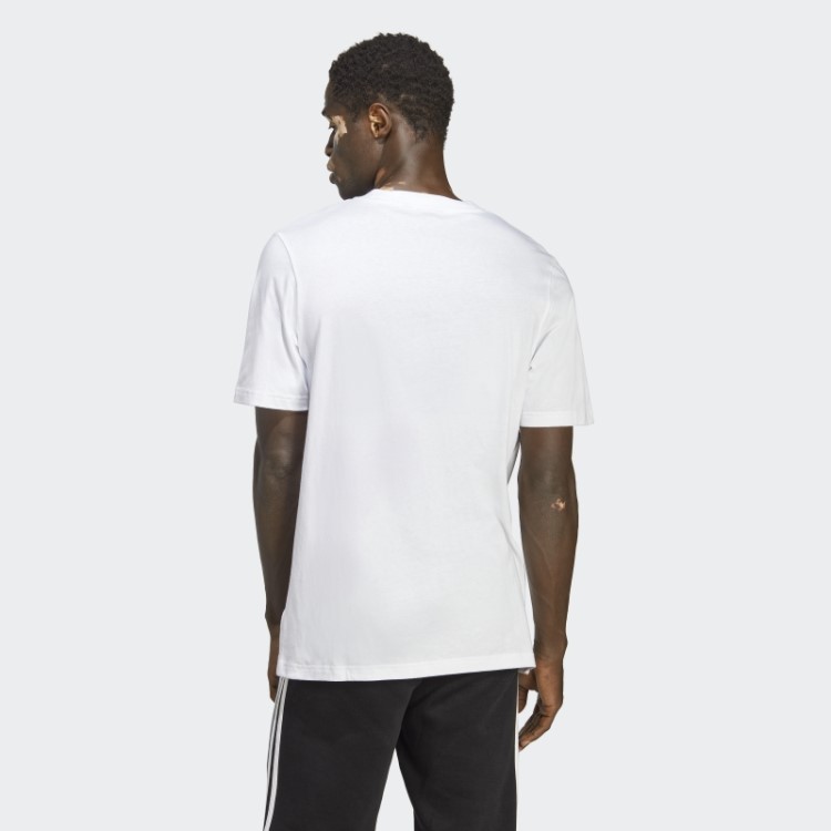Camiseta Com Monograma Gráfico Adidas Branca