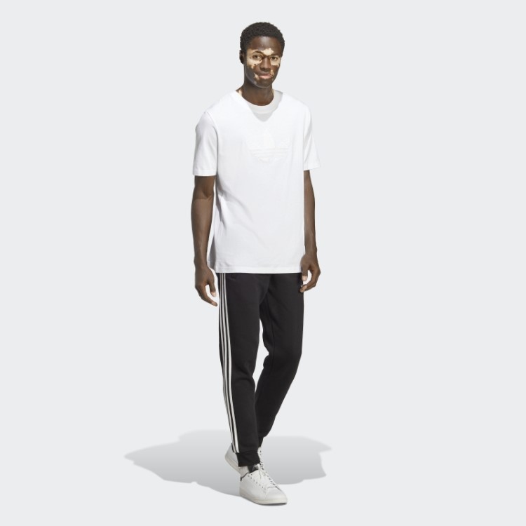 Camiseta Com Monograma Gráfico Adidas Branca