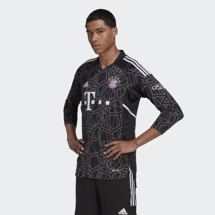 Camisa De Goleiro Do Fc Bayern 22/23 Preta Adidas