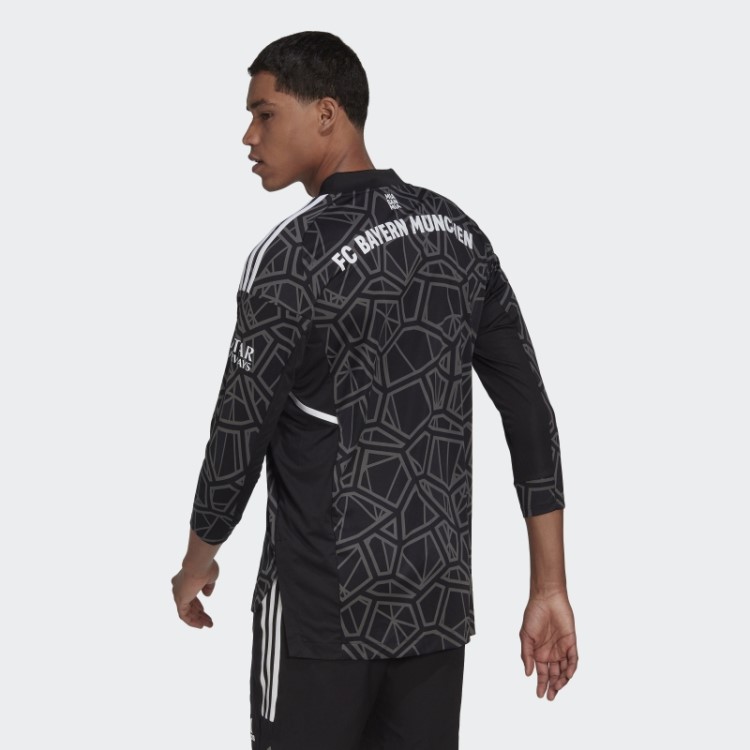 Camisa De Goleiro Do Fc Bayern 22/23 Preta Adidas