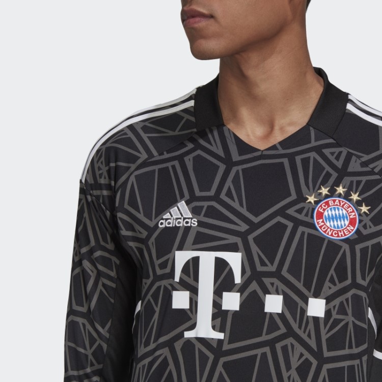 Camisa De Goleiro Do Fc Bayern 22/23 Preta Adidas