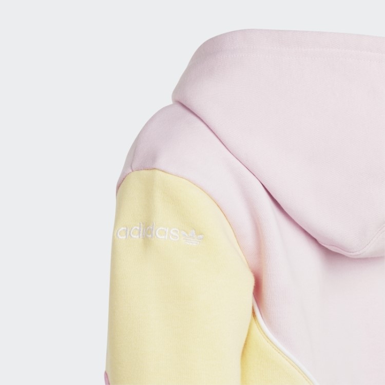 Conjunto De Moletom Rosa Adicolor Adidas