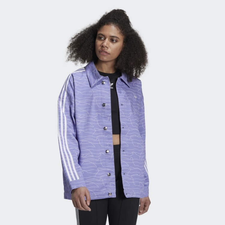 Jaqueta De Fakten Roxa Clara Adidas