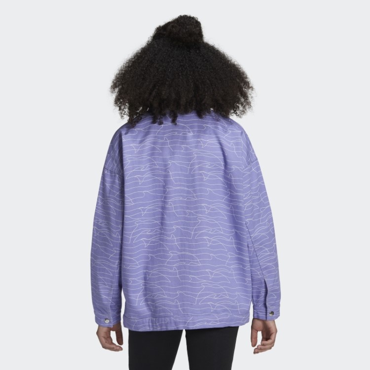 Jaqueta De Fakten Roxa Clara Adidas