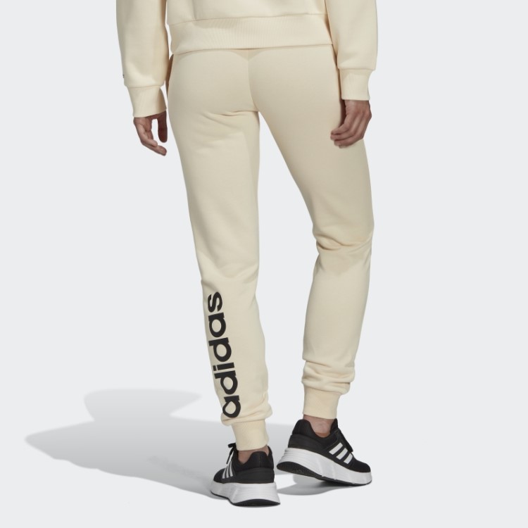 Calça Ecru Tint Essentials French Terry Logo Adidas