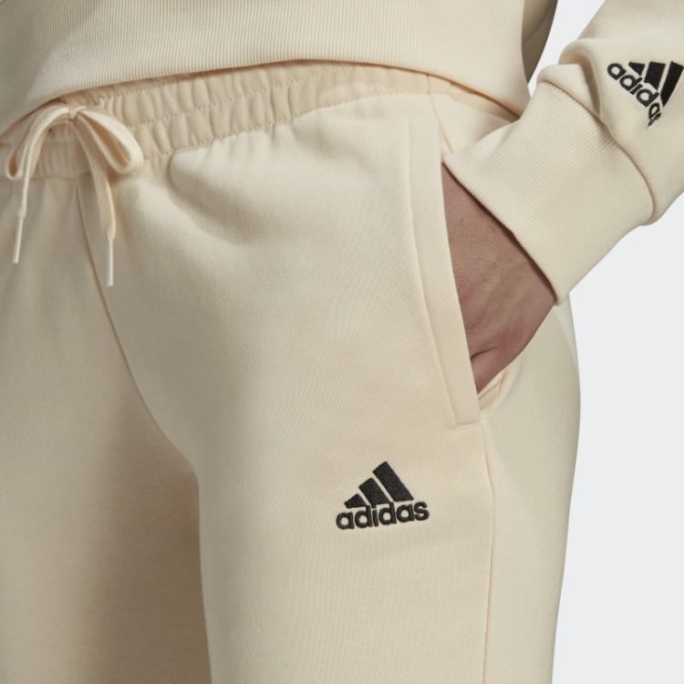 Calça Ecru Tint Essentials French Terry Logo Adidas