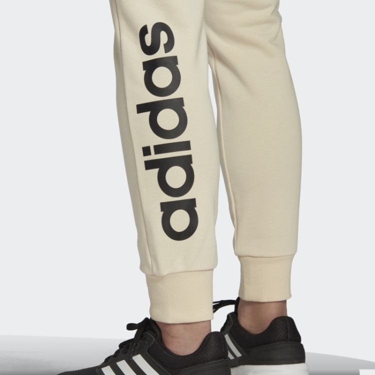 Calça Ecru Tint Essentials French Terry Logo Adidas