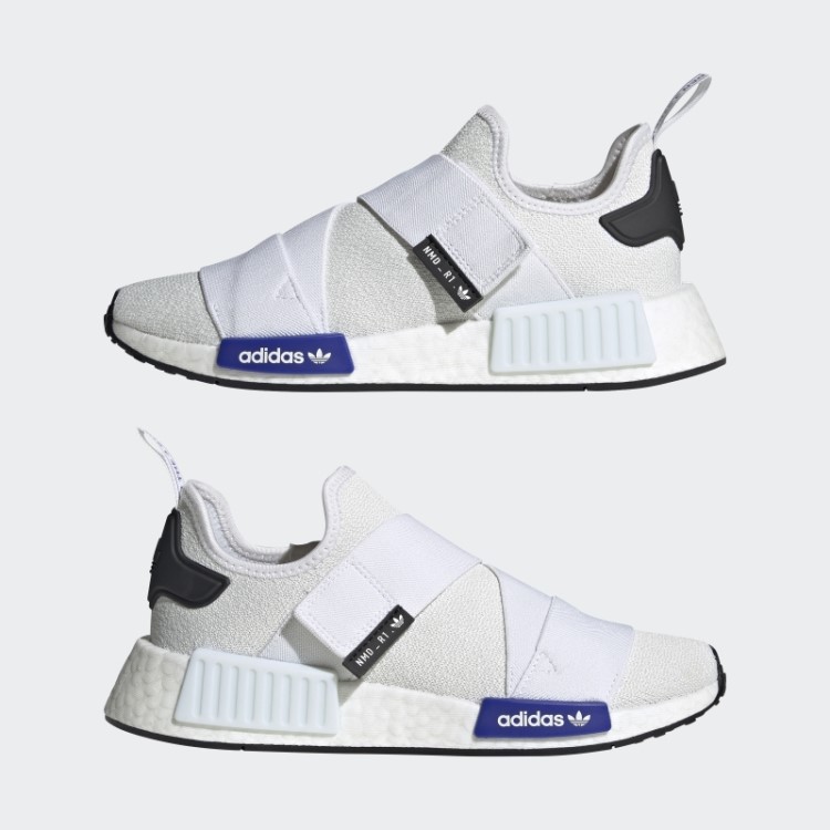 Tênis Branco Nmd-r1 Com Tiras Adidas