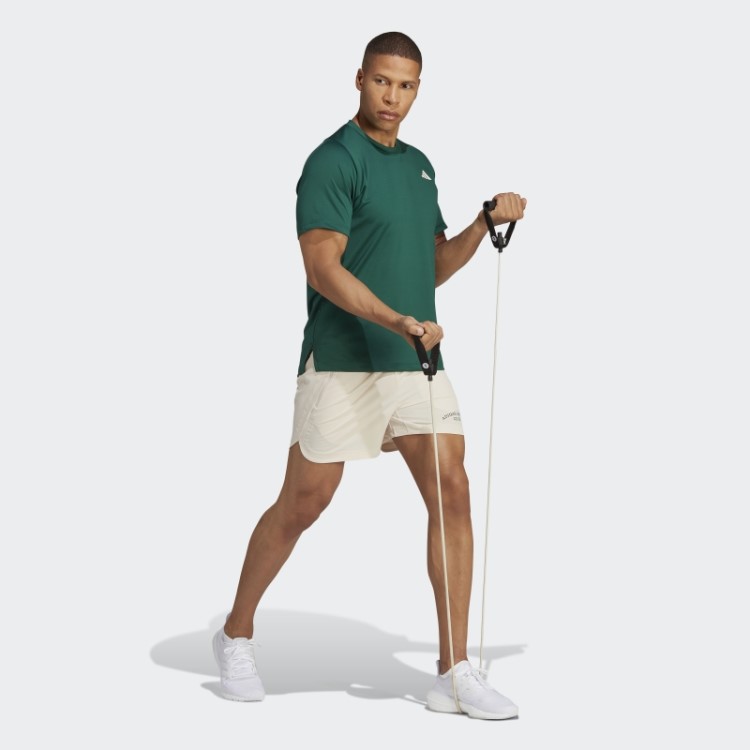Camiseta Verde Adidas Sports Club Estampada