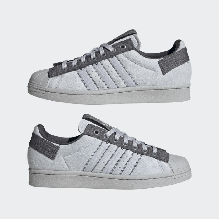 Tênis Cinza Adidas Superstar Parley