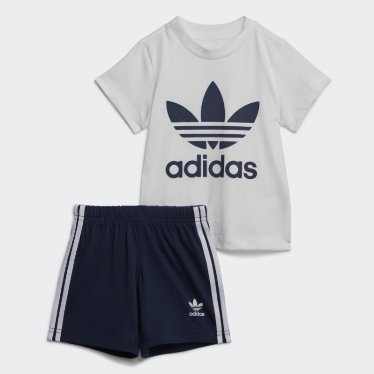 Conjunto De Camiseta Adidas Night Indigo Trefoil