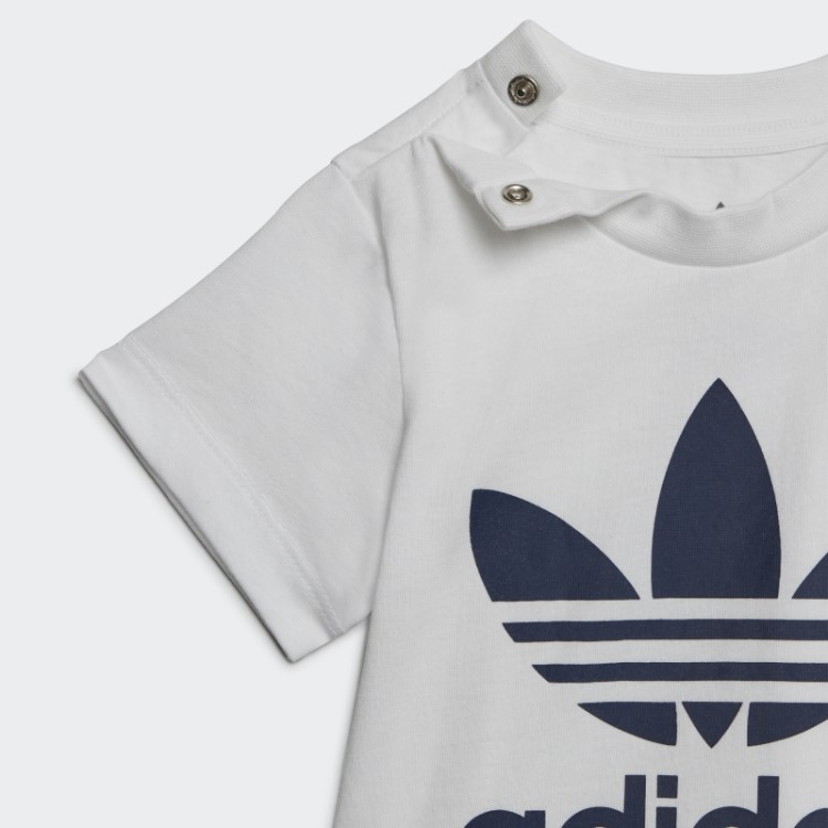 Conjunto De Camiseta Adidas Night Indigo Trefoil