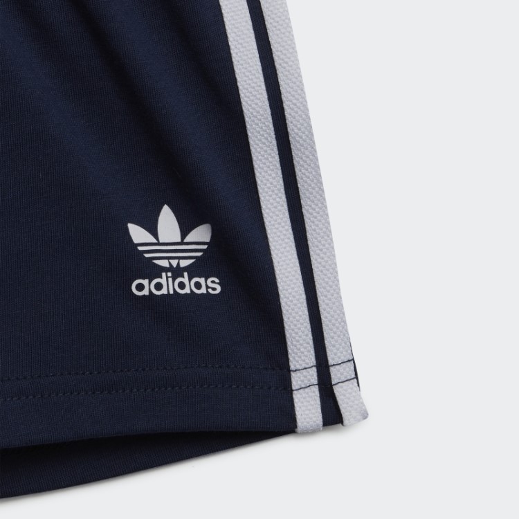 Conjunto De Camiseta Adidas Night Indigo Trefoil