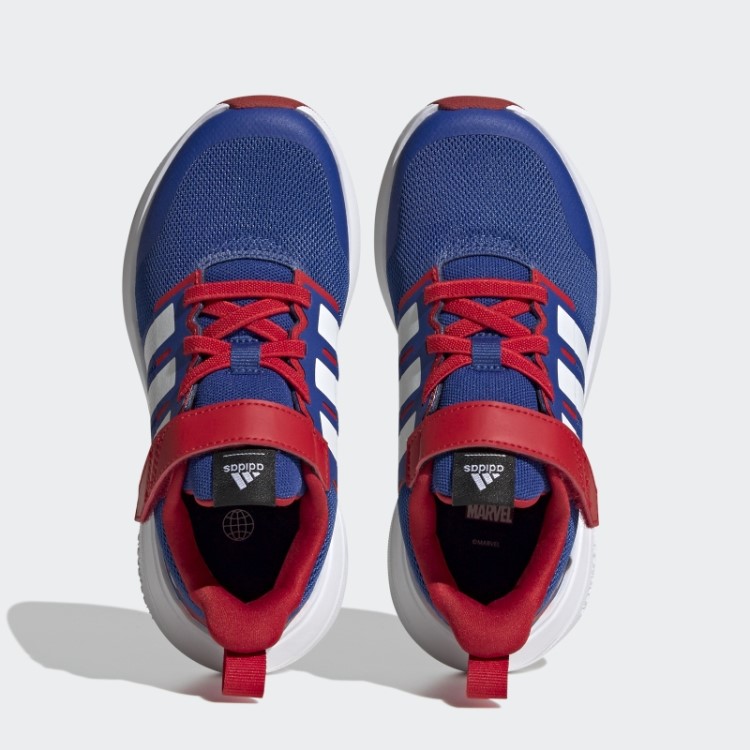 Adidas X Marvel Fortarun Spider-man 2.0 Cloudfoam Tênis Top De Renda Azul Royal Quente