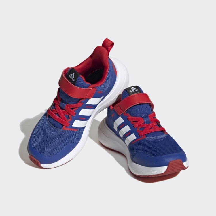 Adidas X Marvel Fortarun Spider-man 2.0 Cloudfoam Tênis Top De Renda Azul Royal Quente