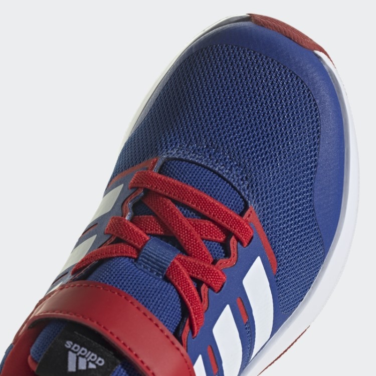 Adidas X Marvel Fortarun Spider-man 2.0 Cloudfoam Tênis Top De Renda Azul Royal Quente